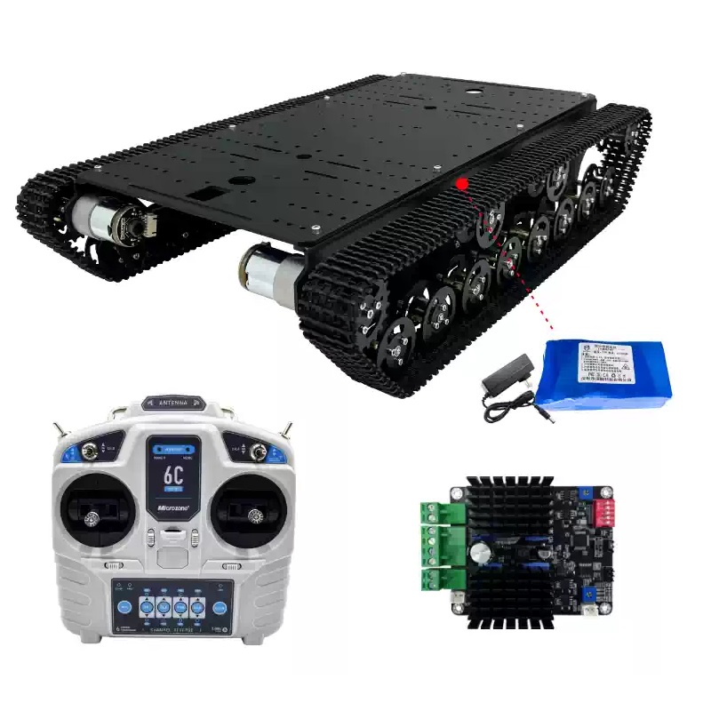 Kit telaio robot cingolato e con ruote Mecanum 4WD