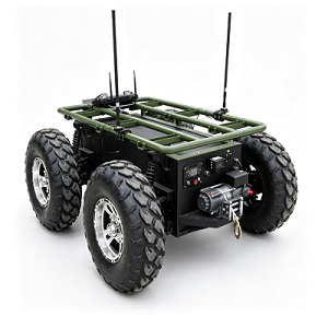 Piattaforma agricola con telaio a ruote 4WD