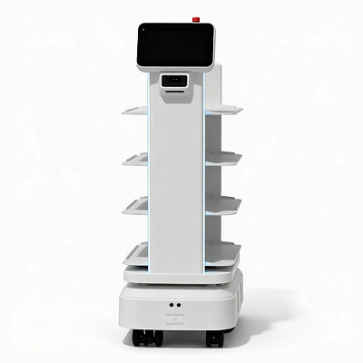Robot per la consegna dei materiali AMR con zaino