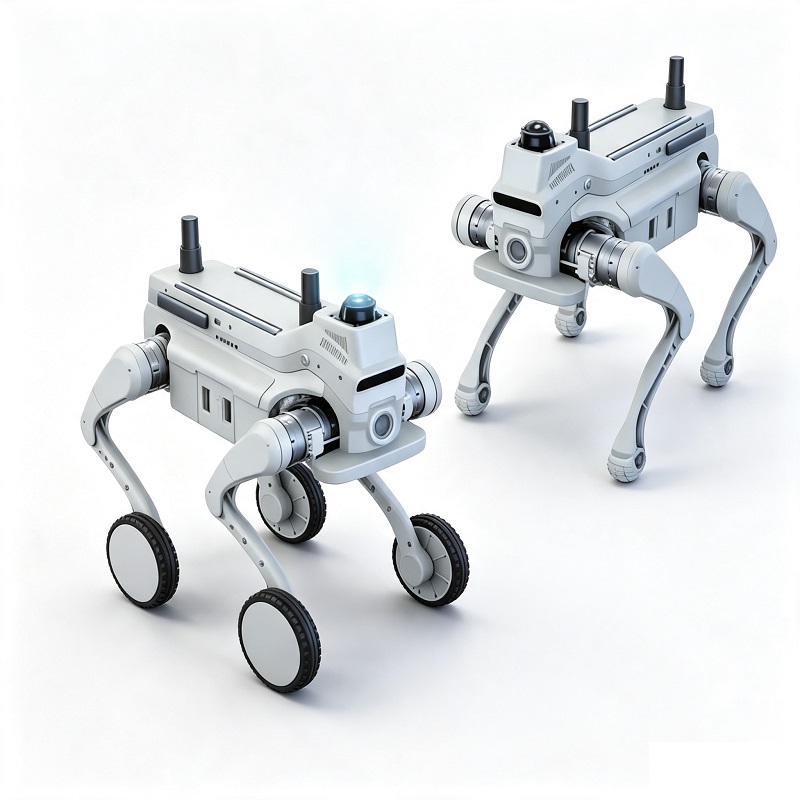 Robot quadrupede industriale per ispezione e ricerca