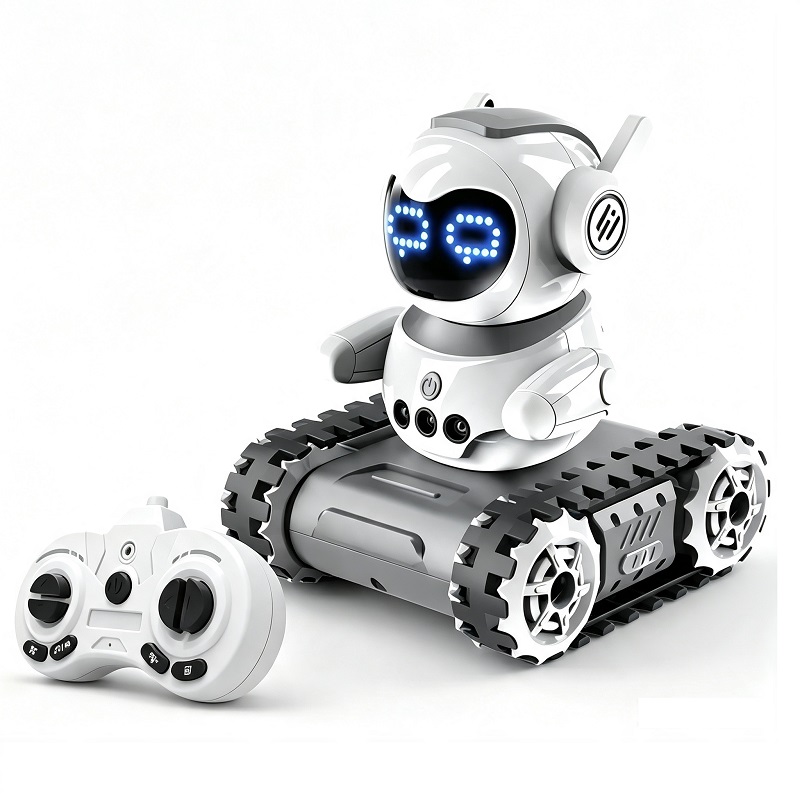 Giocattolo robot a induzione intelligente con telecomando tracciato