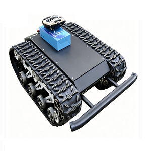 Carro cingolato | Telaio cingolato in gomma e robot